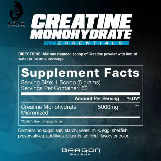 DRAGON CREATINE MONOHYDRATE 300 GR UNFLAVORED