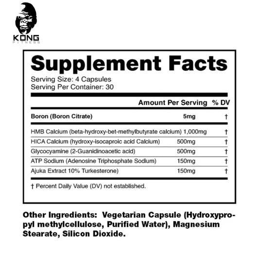 DRAGON HYDRA HIGH POTENCY NATURAL ANABOLIC 120 CAPS