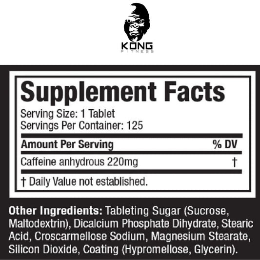 MT PLATINUM 100% CAFFEINE 125 CT