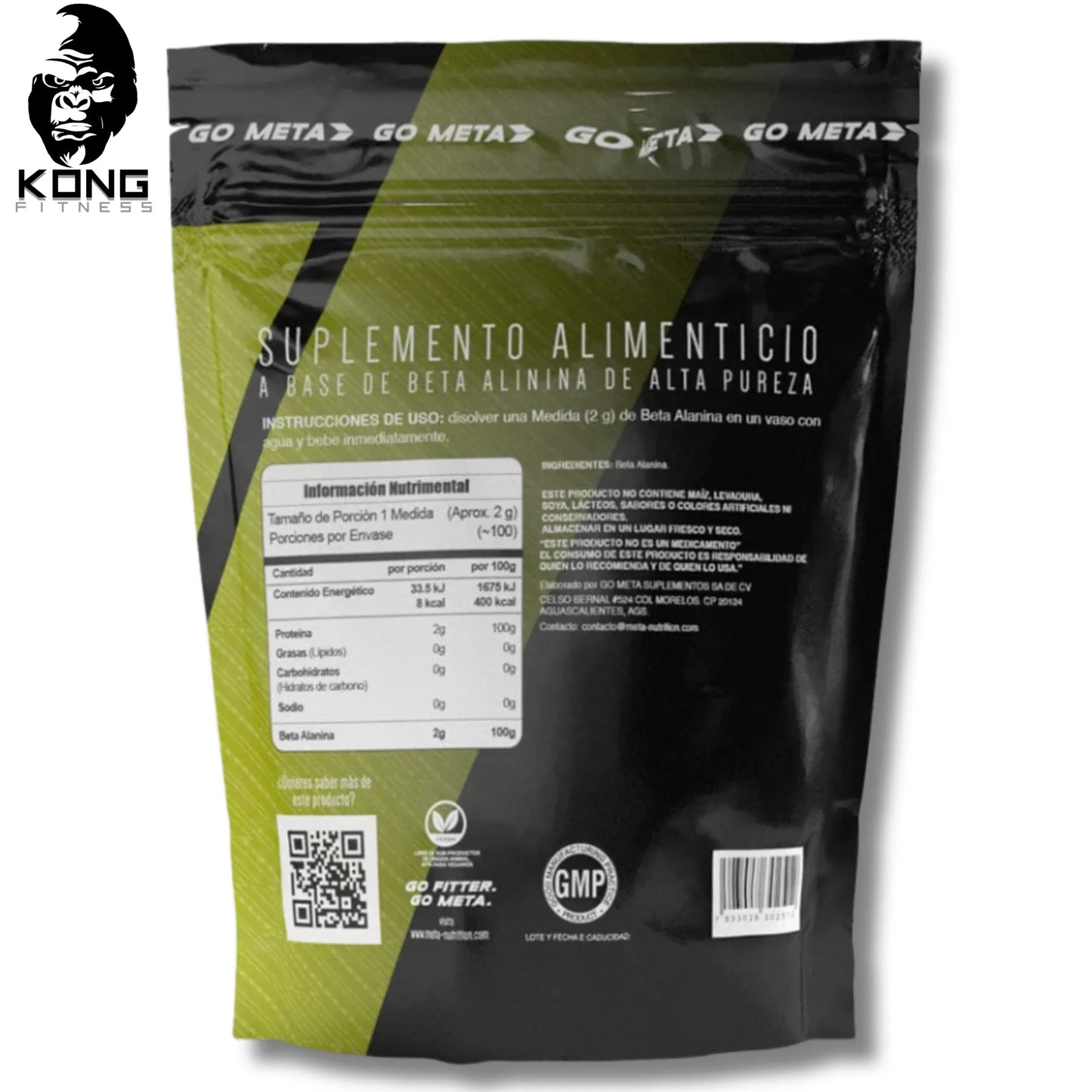 BETA ALANINE 200 GR. 100 SERV