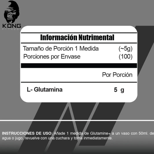 GLUTAMINA 500GRS META