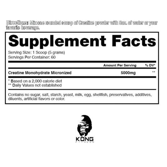 DRAGON CREATINE MONOHYDRATE 1 KG UNFLAVORED