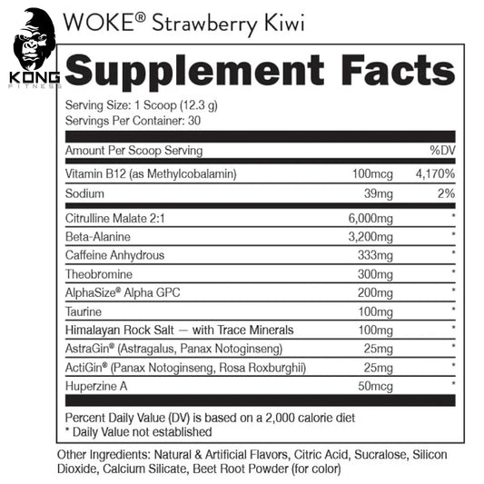 BUCKED UP WOKE AF 30 SERV