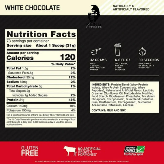 SCOOPS WHEY GOLD STANDARD