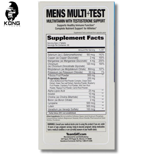 GA MULTI VITAMIN + TEST 60 CT