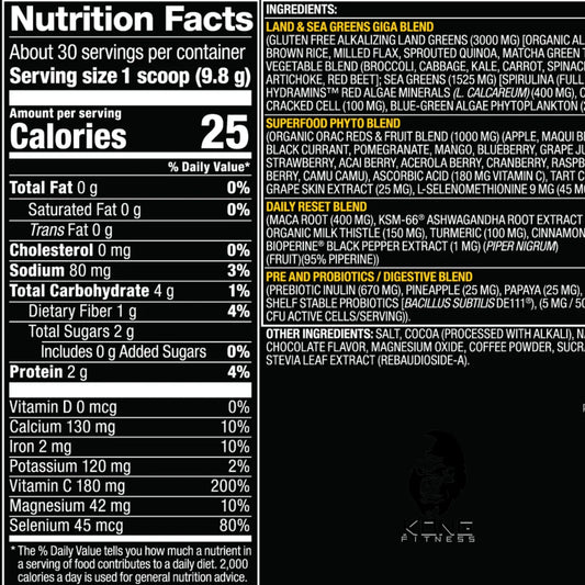 MUT BIG GREENS 30 SERV