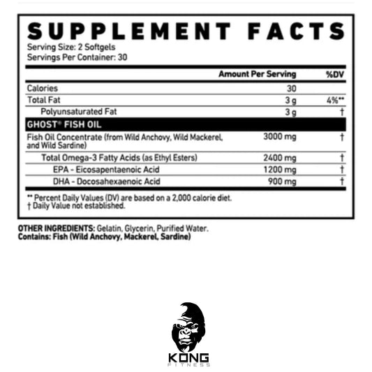 GHOST FISH OIL 60 SOFT GEL