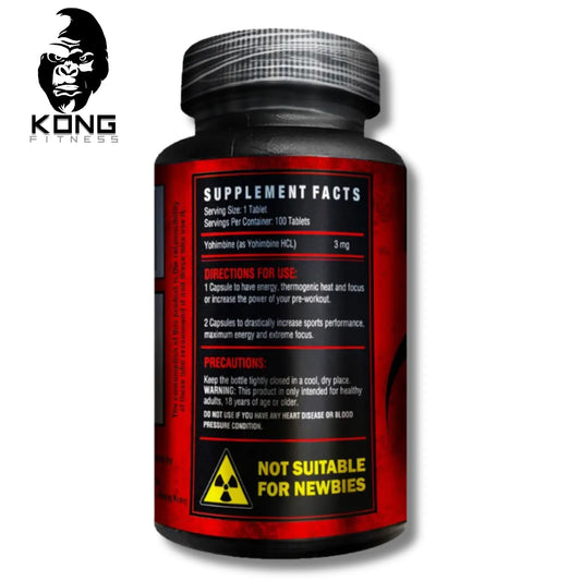 YOHIMBE HCL 100TABS 3MG