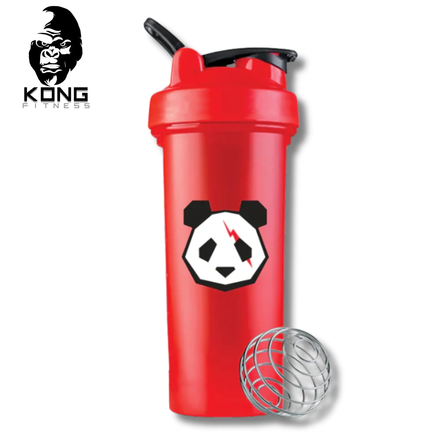 SHAKER PANDA HEAD 20 OZ RED