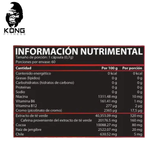 LIPO 6 BLACK ULTRA CONCENTRATE NUTREX 60 CPAS