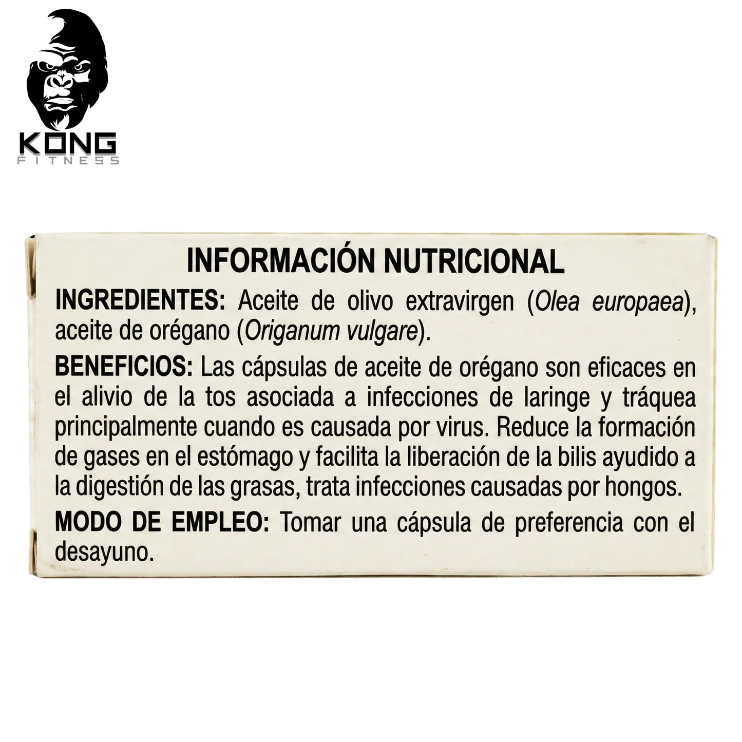 ACEITE DE ORÉGANO 60 CAPS DE 350MG C/U