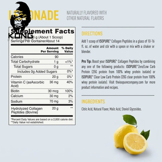 NB ISOPURE COLLAGEN PEPTIDES 364 GRS