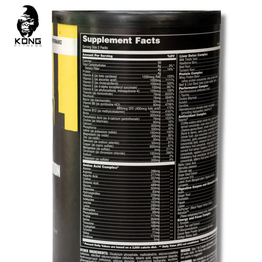 UNI ANIMAL PAK C/44 PACKS 8 PILLS