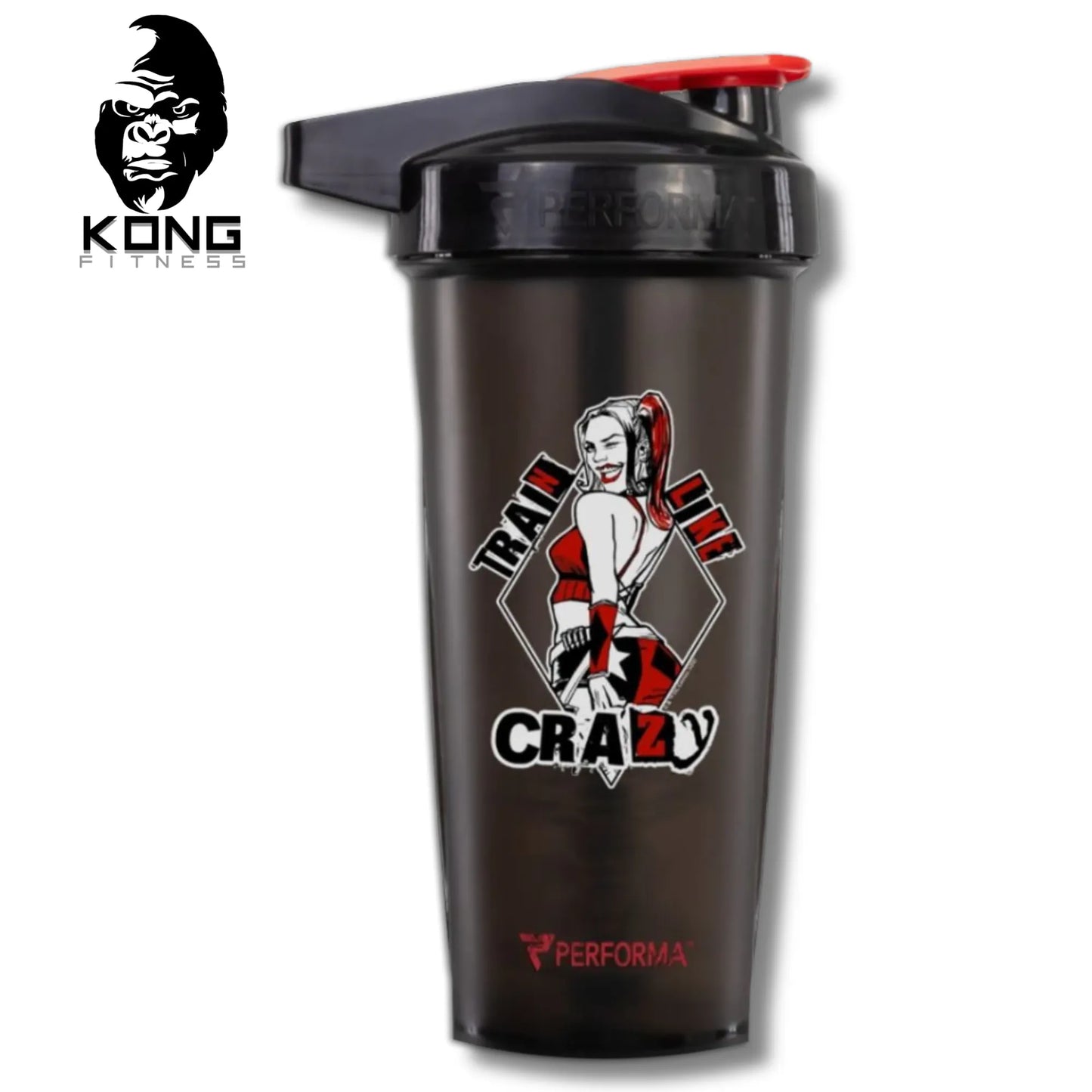 SHAKER PERFECT HARLEY QUINN 28 OZ BLACK-RED