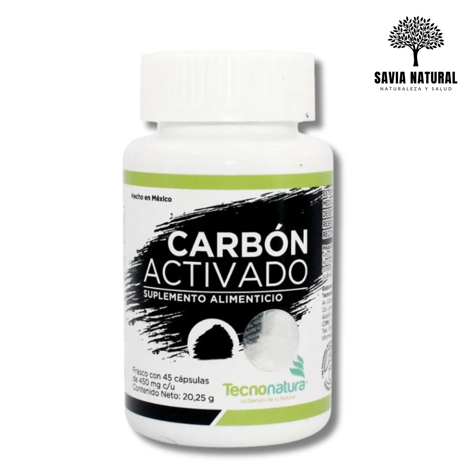 Carbón Activado Vegetal – Detox Digestivo, Gases y Limpieza Profunda