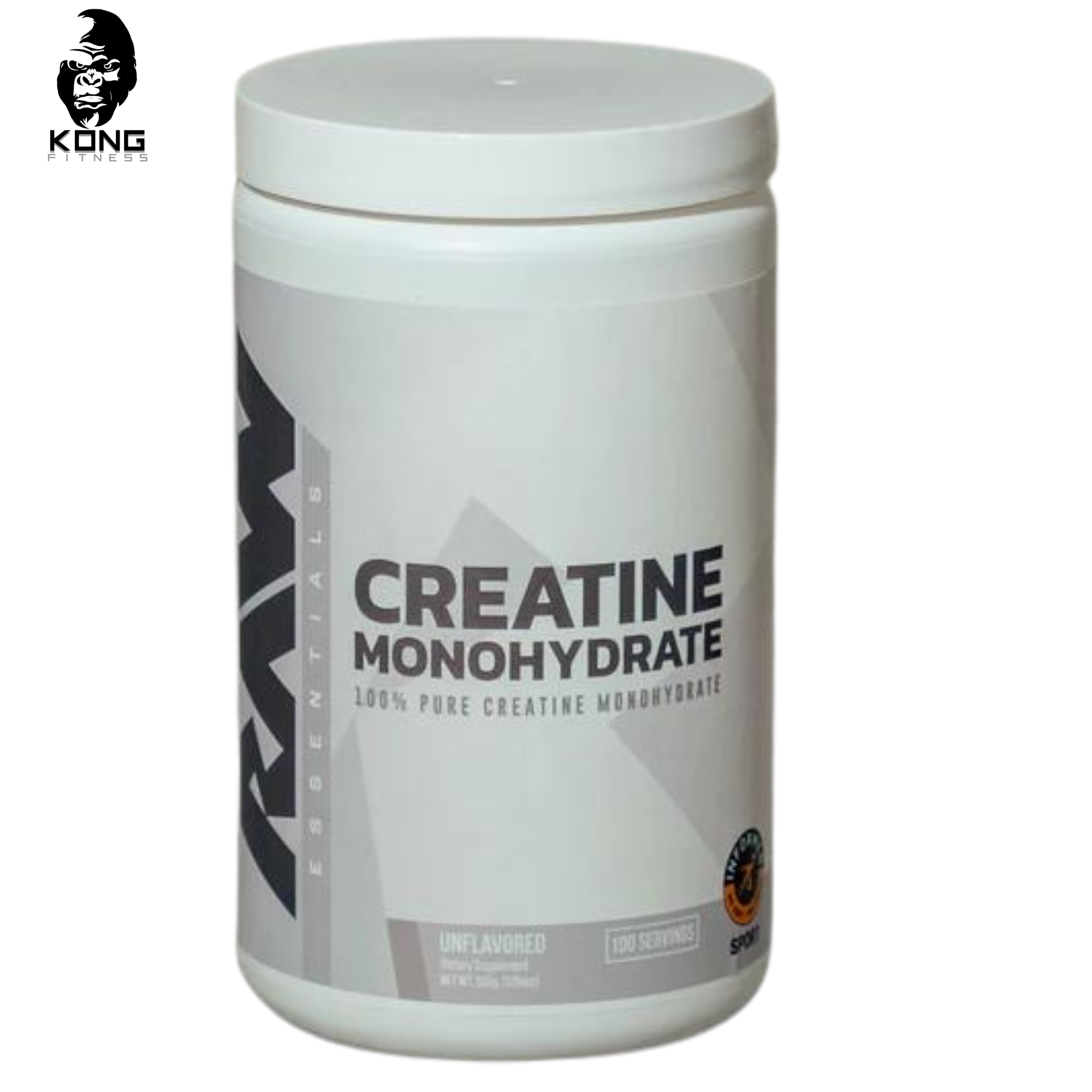 RAW CREATINE MONOHYDRATE UNFLAVORED 100 SERV