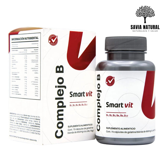 Complejo B Natural para Energía, Estrés y Sistema Nervioso