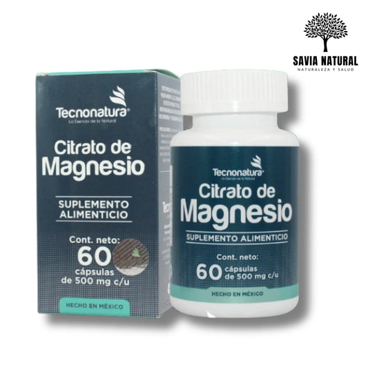 Citrato de Magnesio Natural – Estrés, Sueño, Músculos y Digestión