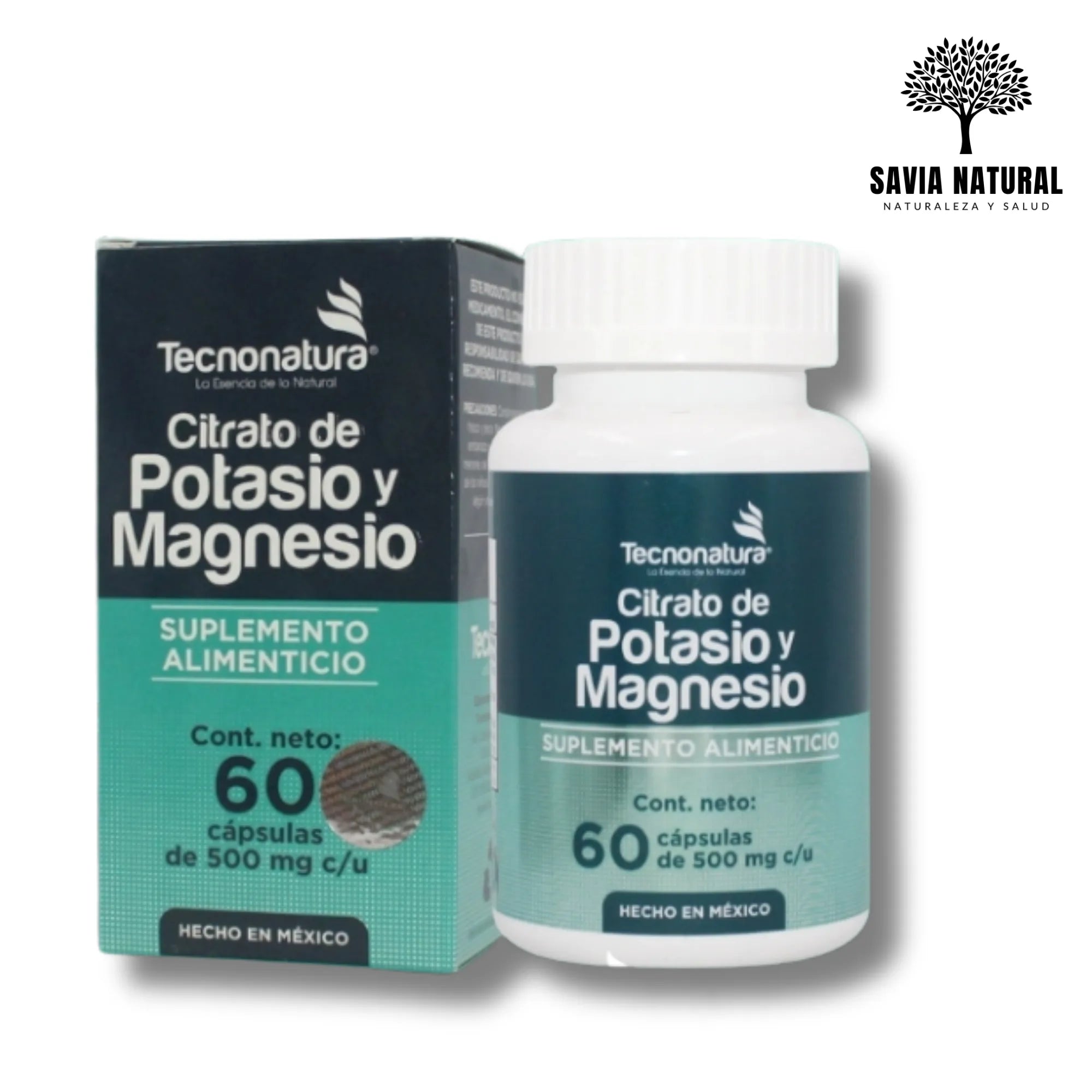 Citrato de Potasio y Magnesio – Calambres, Presión, Relajación y Riñones