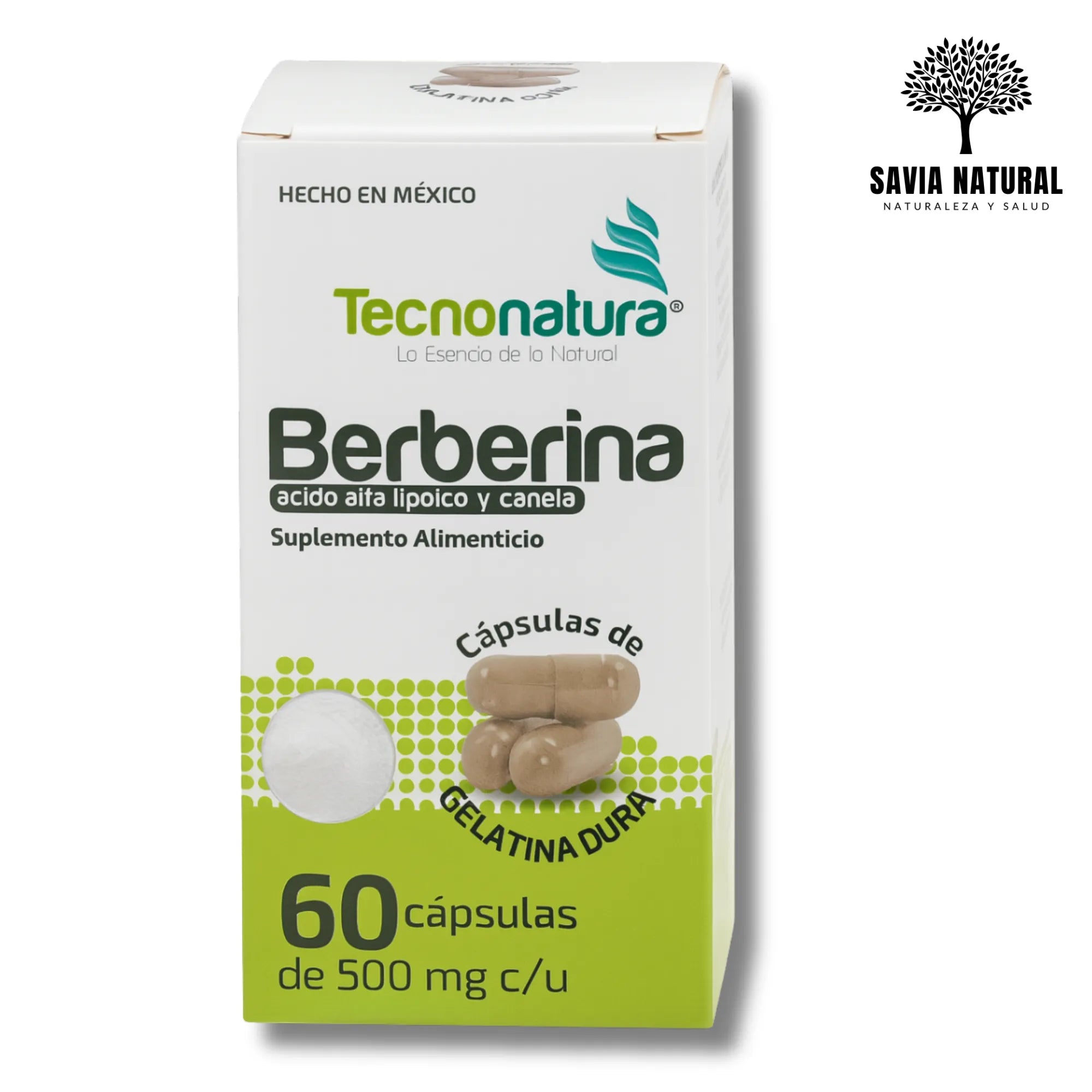 Berberina Natural – Control de Glucosa, Peso Saludable y Microbiota