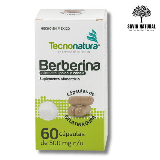 Berberina Natural – Control de Glucosa, Peso Saludable y Microbiota