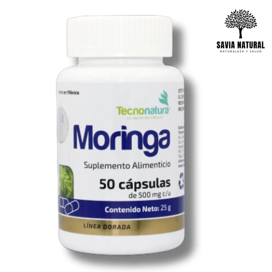 Moringa Orgánica en Cápsulas – Energía Limpia, Detox y Defensas