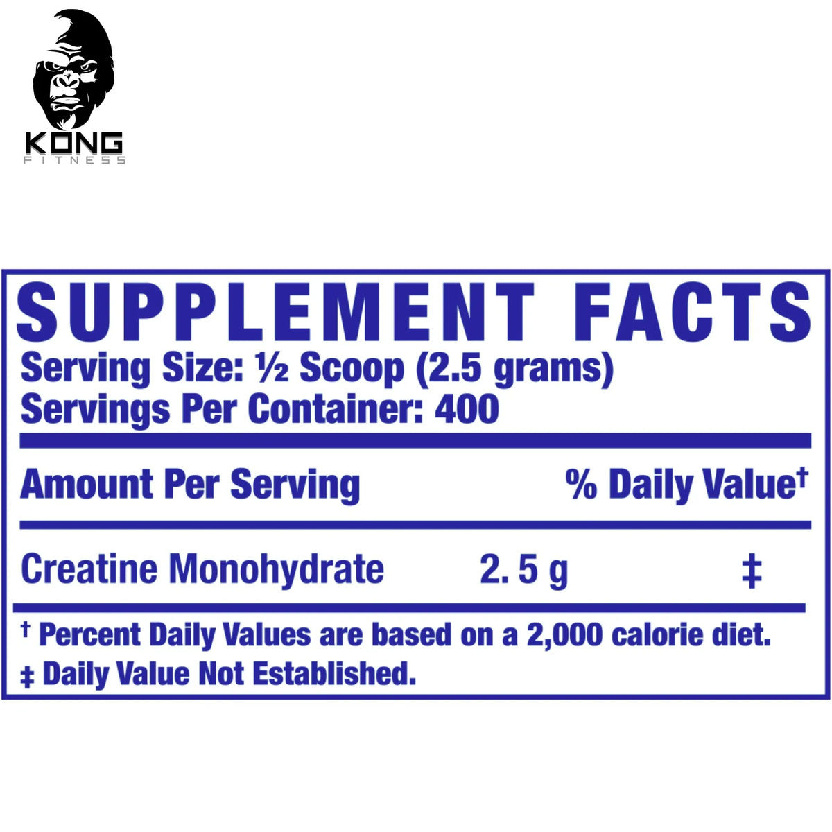 RONNIE CREATINE XS UNFLAVORED 1 KILO