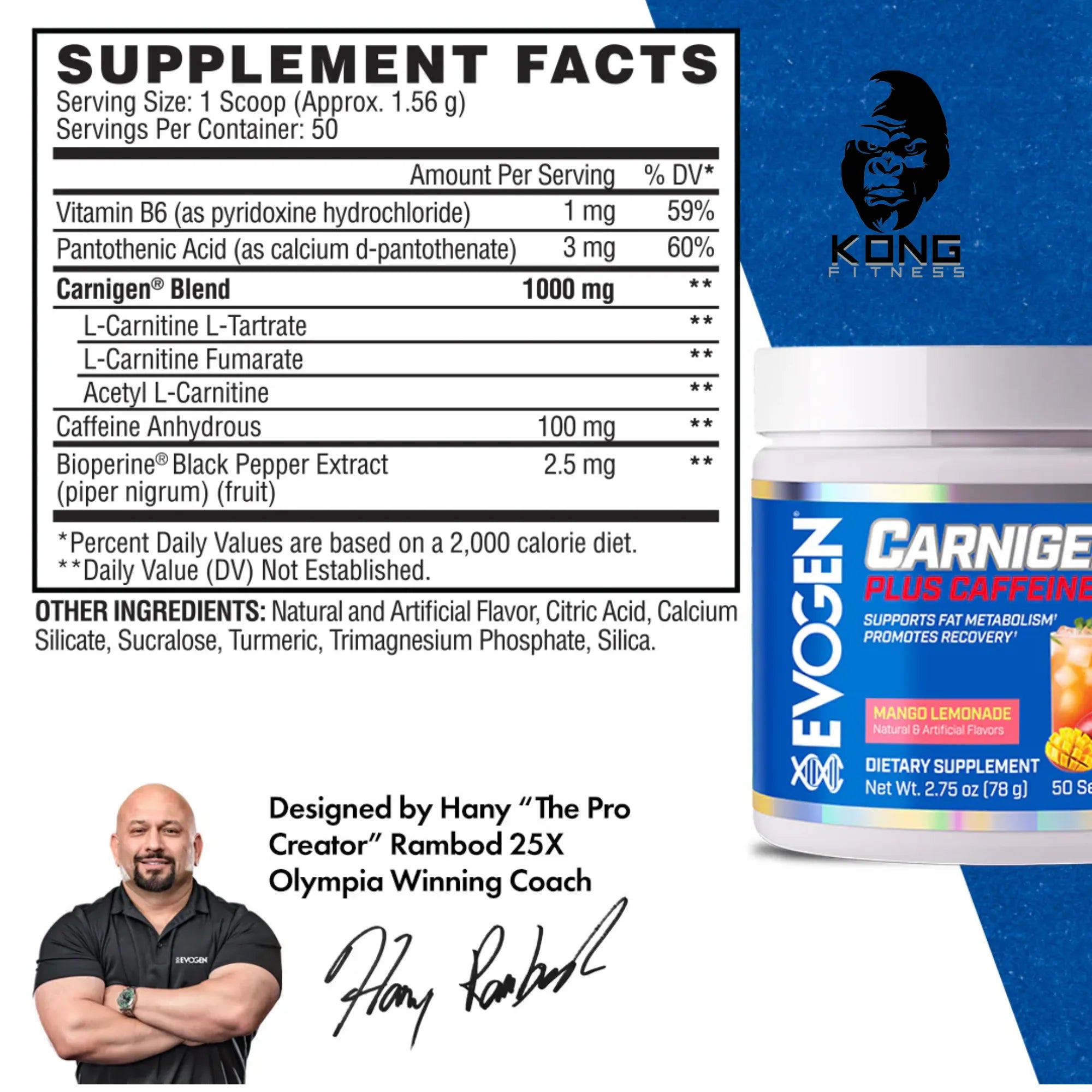 Evogen-Carnigen-Plus-Caffeine-50Servings