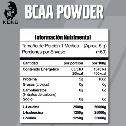 META BCAAS POWDER 2:1:1 300 GR. 60 SERV