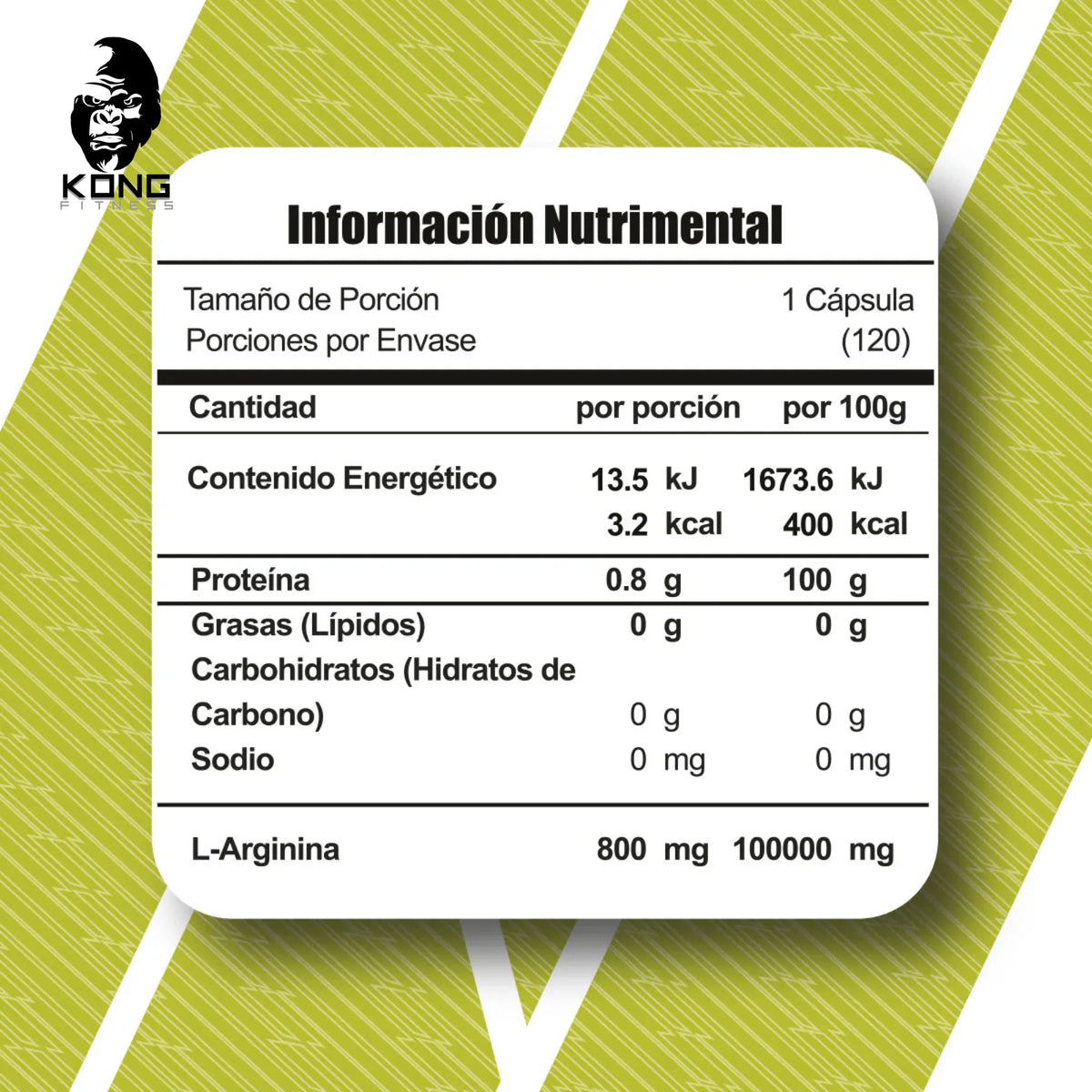 META ARGININE + 120 CAPS