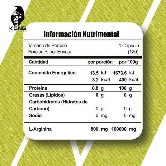 META ARGININE + 120 CAPS