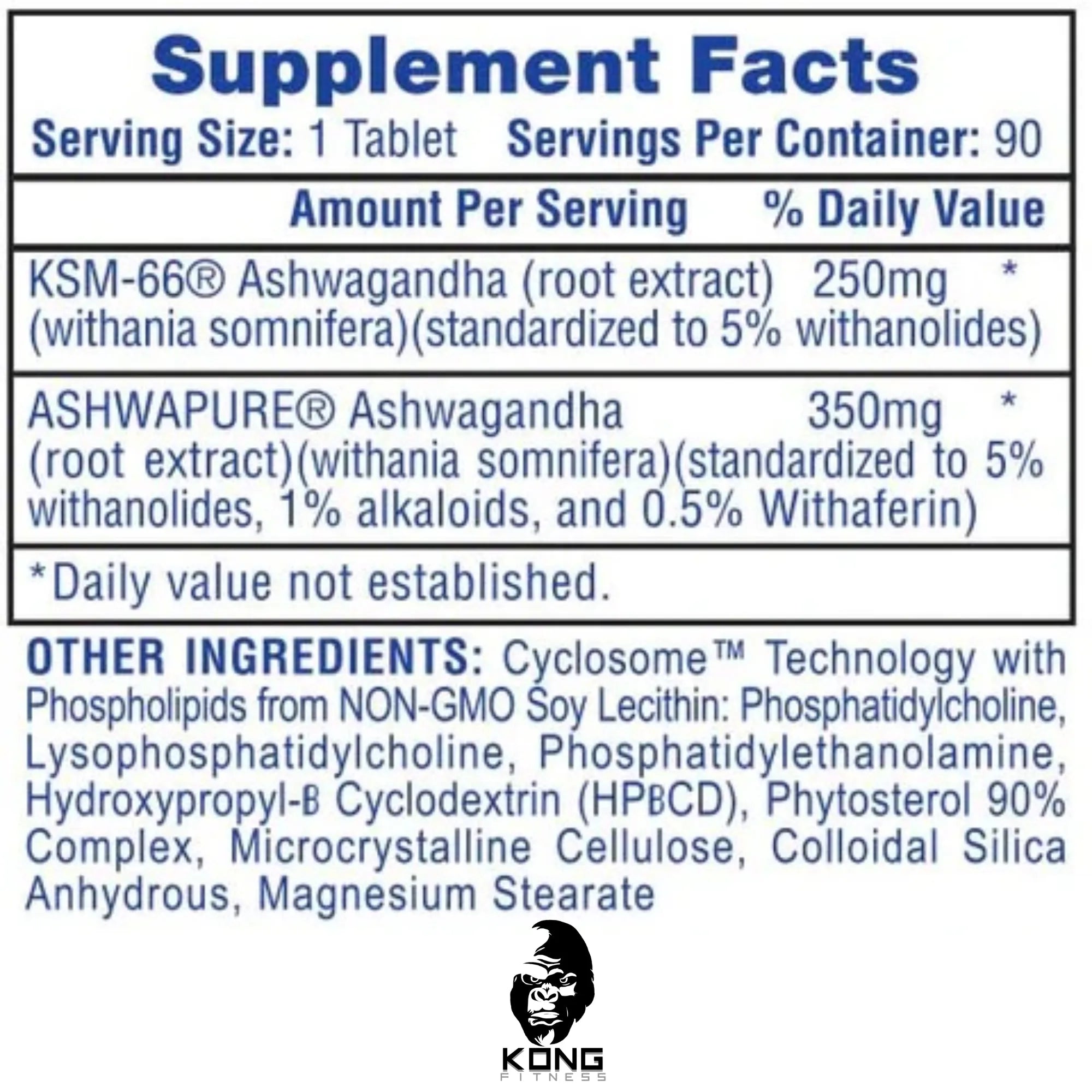 HTP ASHWAGANDHA 90 CT