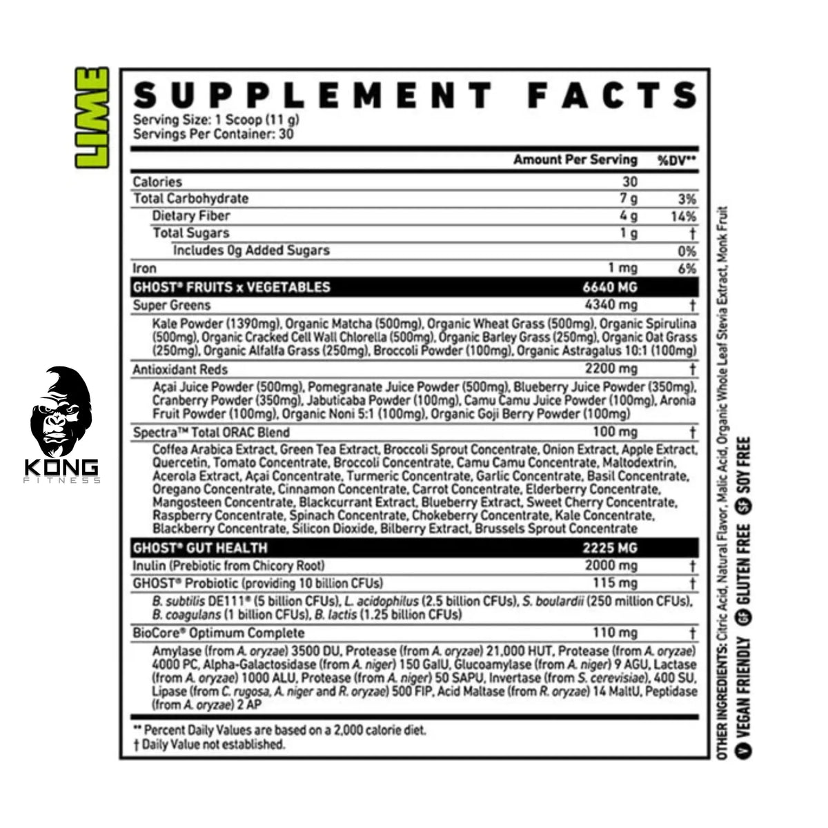 GHOST GREENS SUPERFOOD 30 SERV