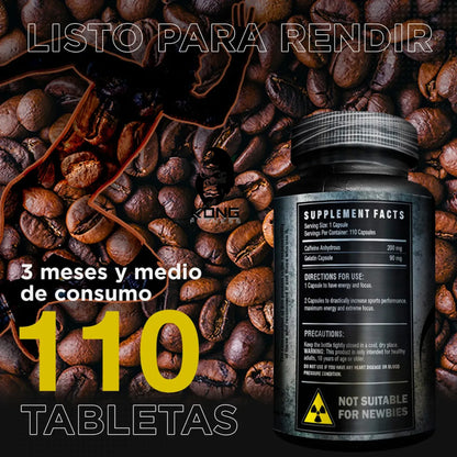 CAFFEINE XTREME 110TABS 200MG