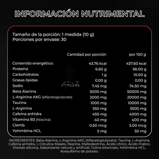 HIROSHIMA + CLEMB PRE-WORKOUT 30SERV