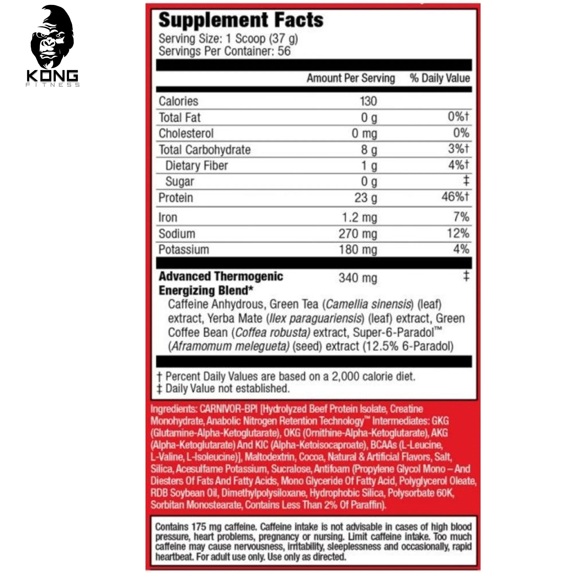 MMD CARNIVOR SHRED 4.5 LBS