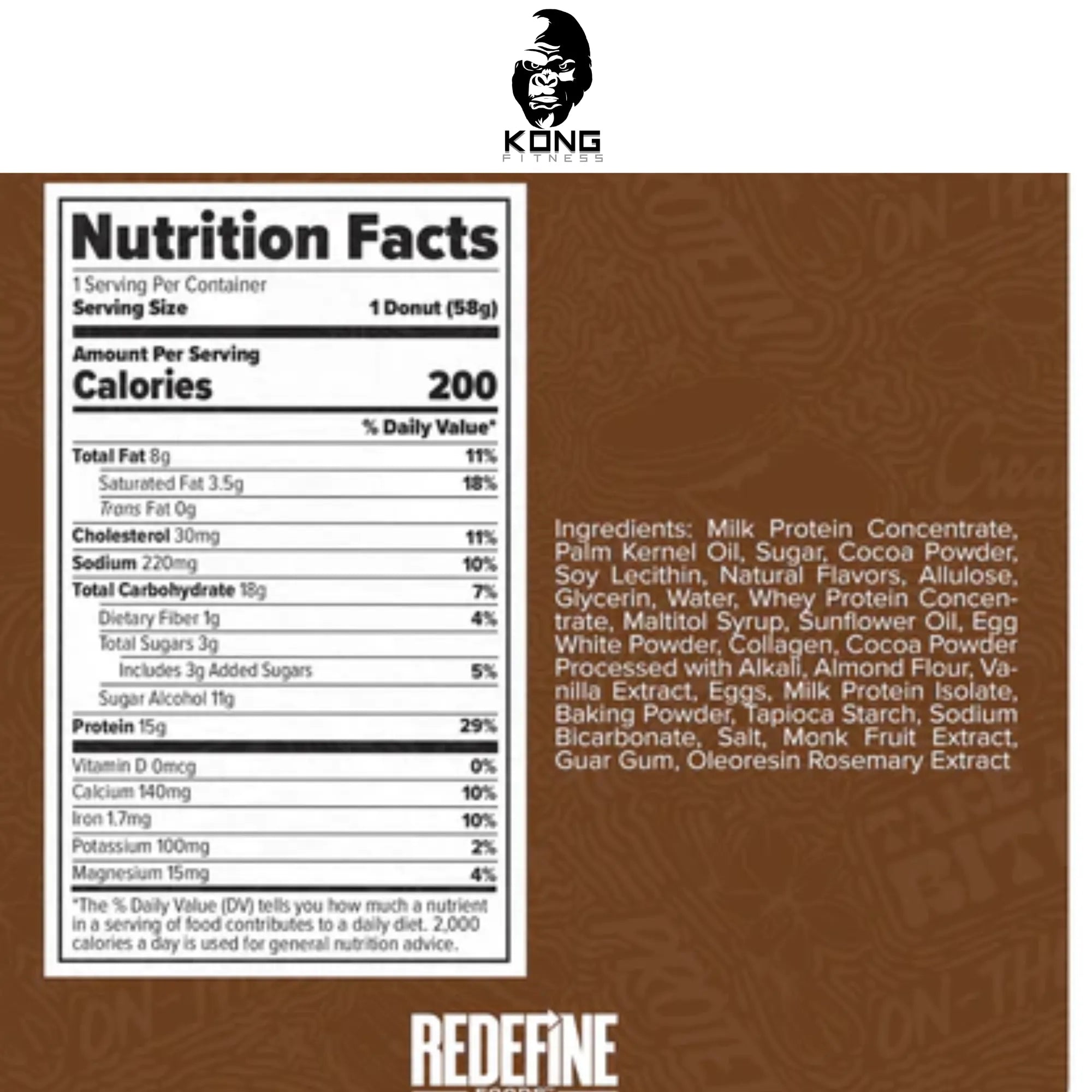 REDEFINE PROTEIN DONUT