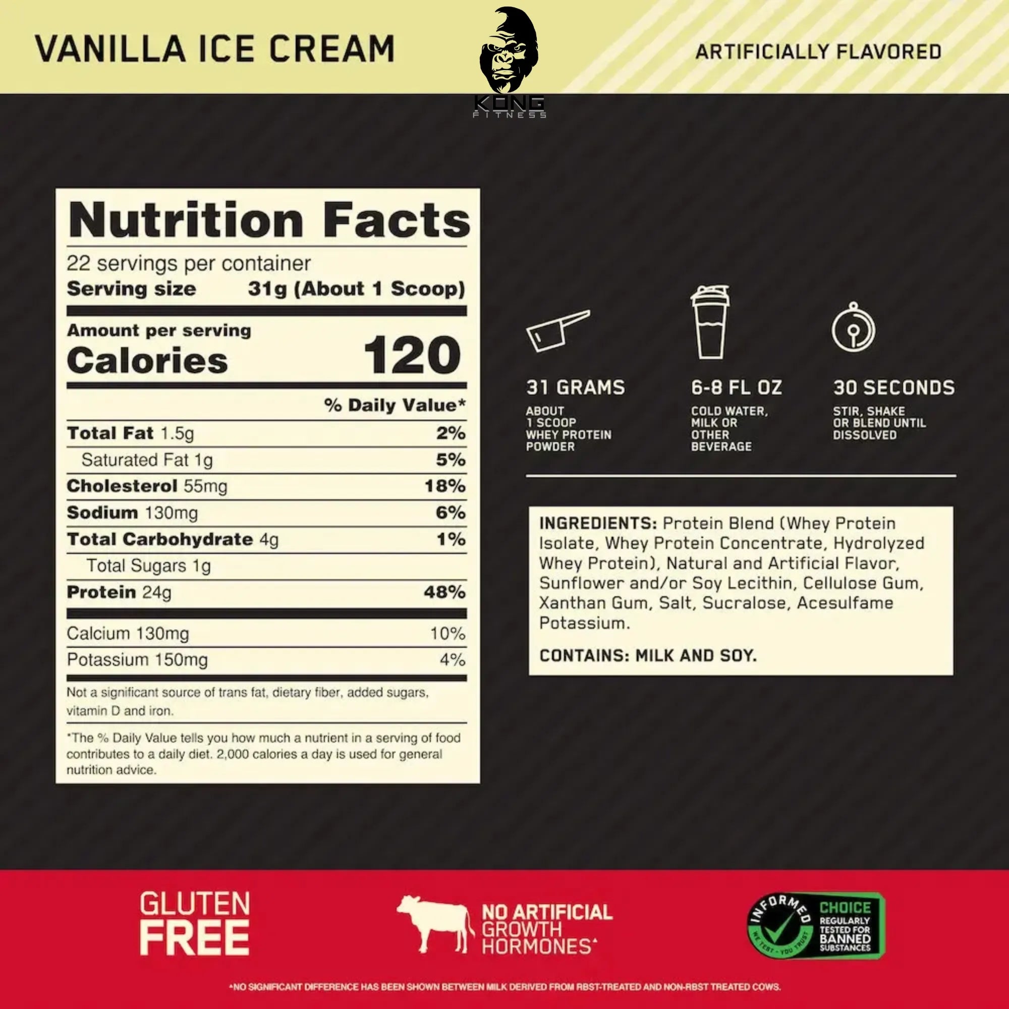 ON 100% WHEY GOLD STD 1.5LB