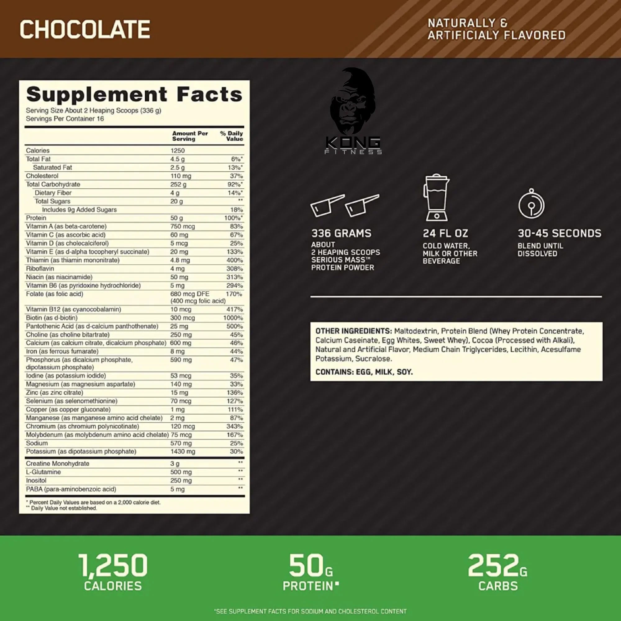 ON SERIOUS MASS 12LBS