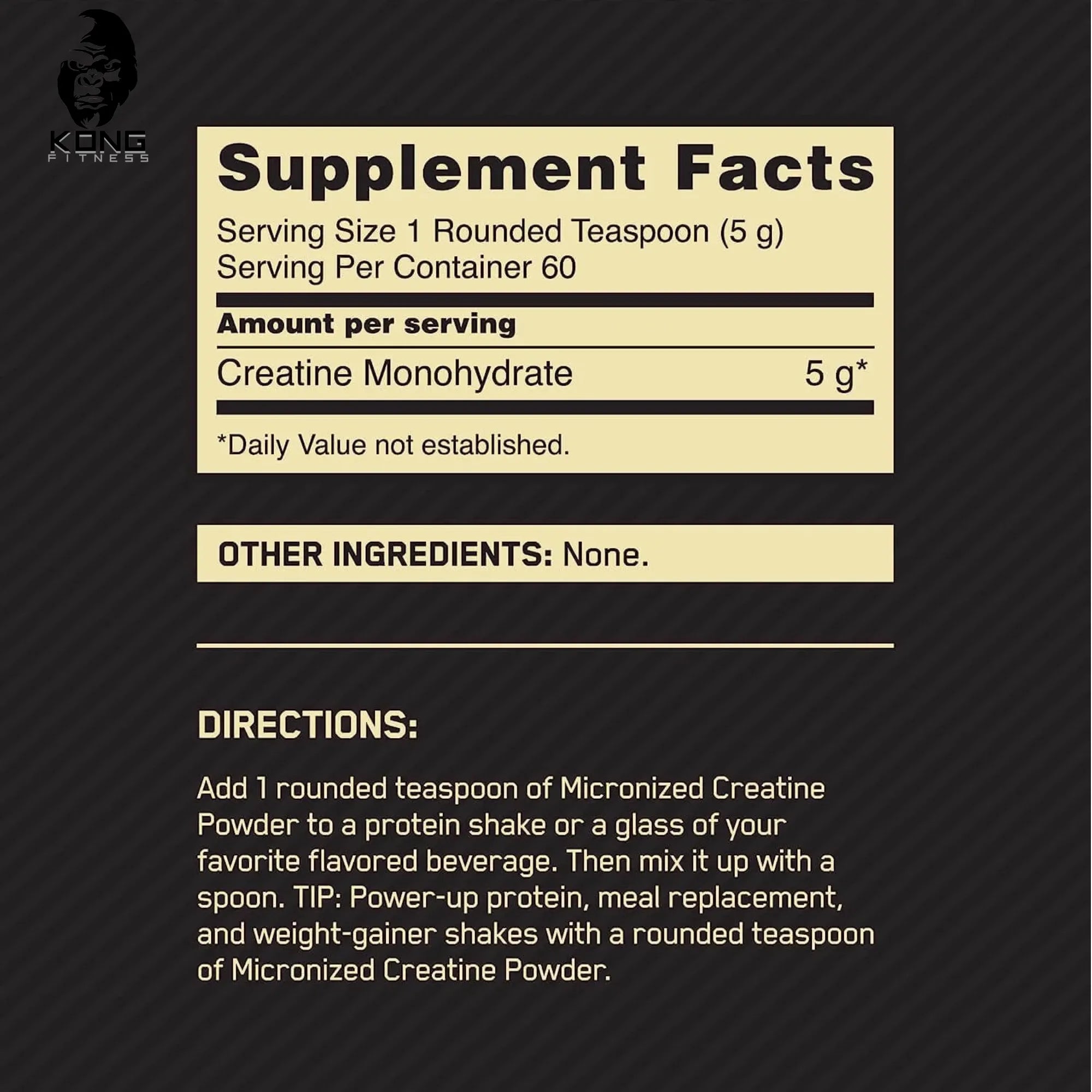 ON CREATINE POWDER 300 G