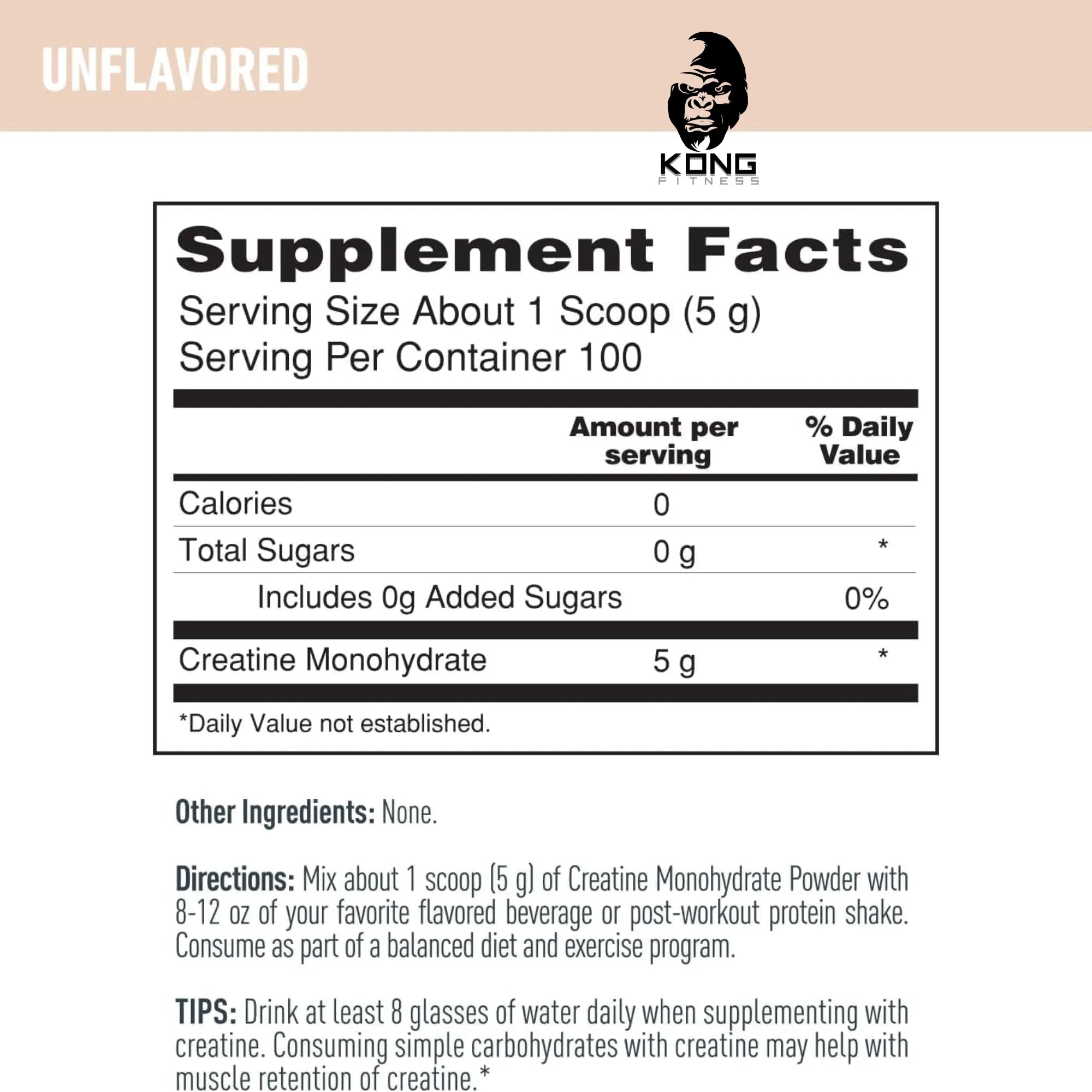 NB ISOPURE CREATINE MONOHYDRATE 500 GRS UNFLAVORED