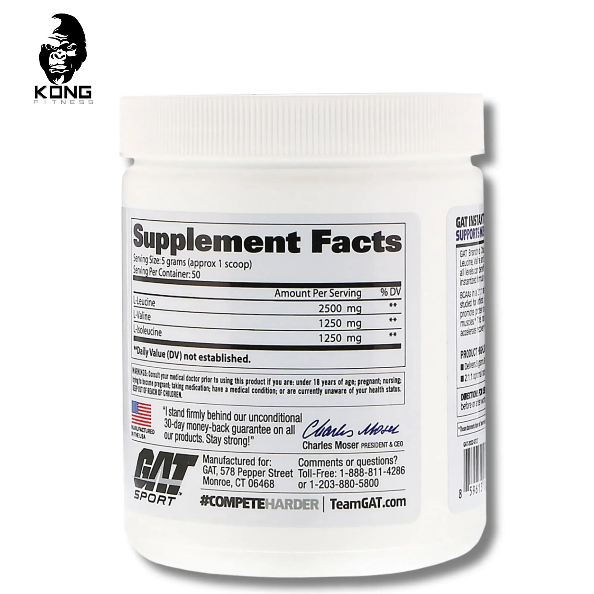 GA BCAA POWDER 50 SERV 250G