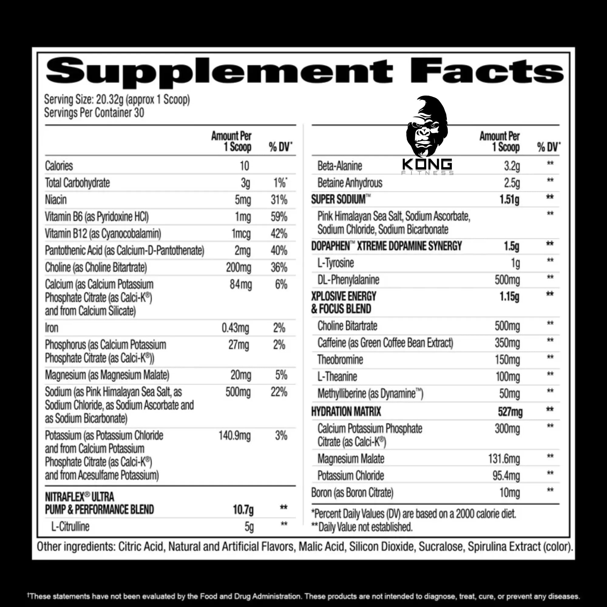 GA NITRAFLEX ULTRA 30 SERV