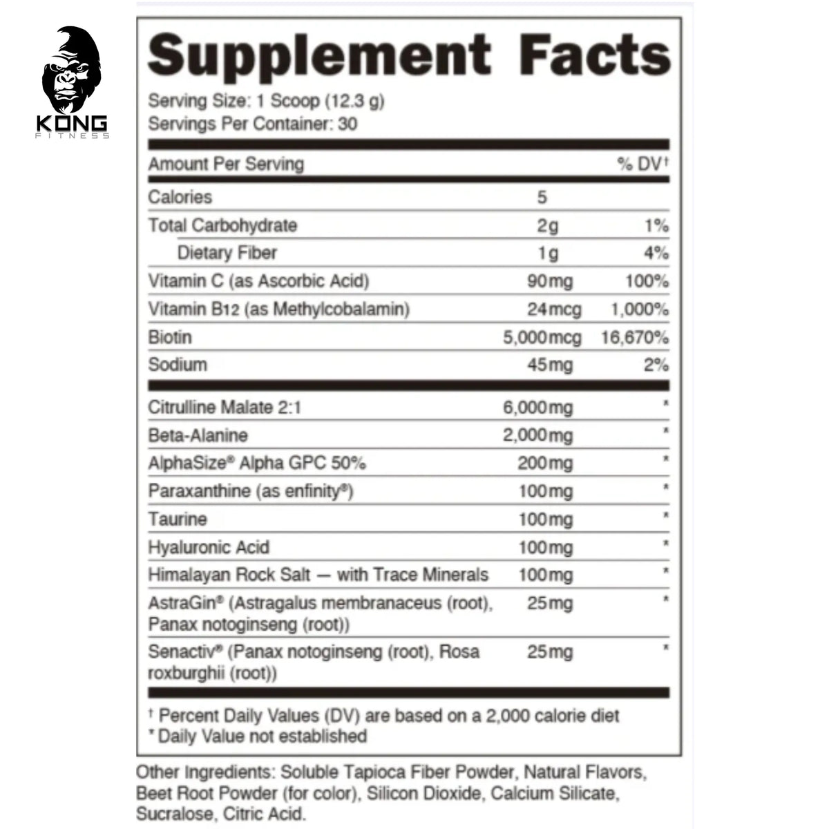 BUCKED UP BABE PRE-WORKOUT 30 SERV