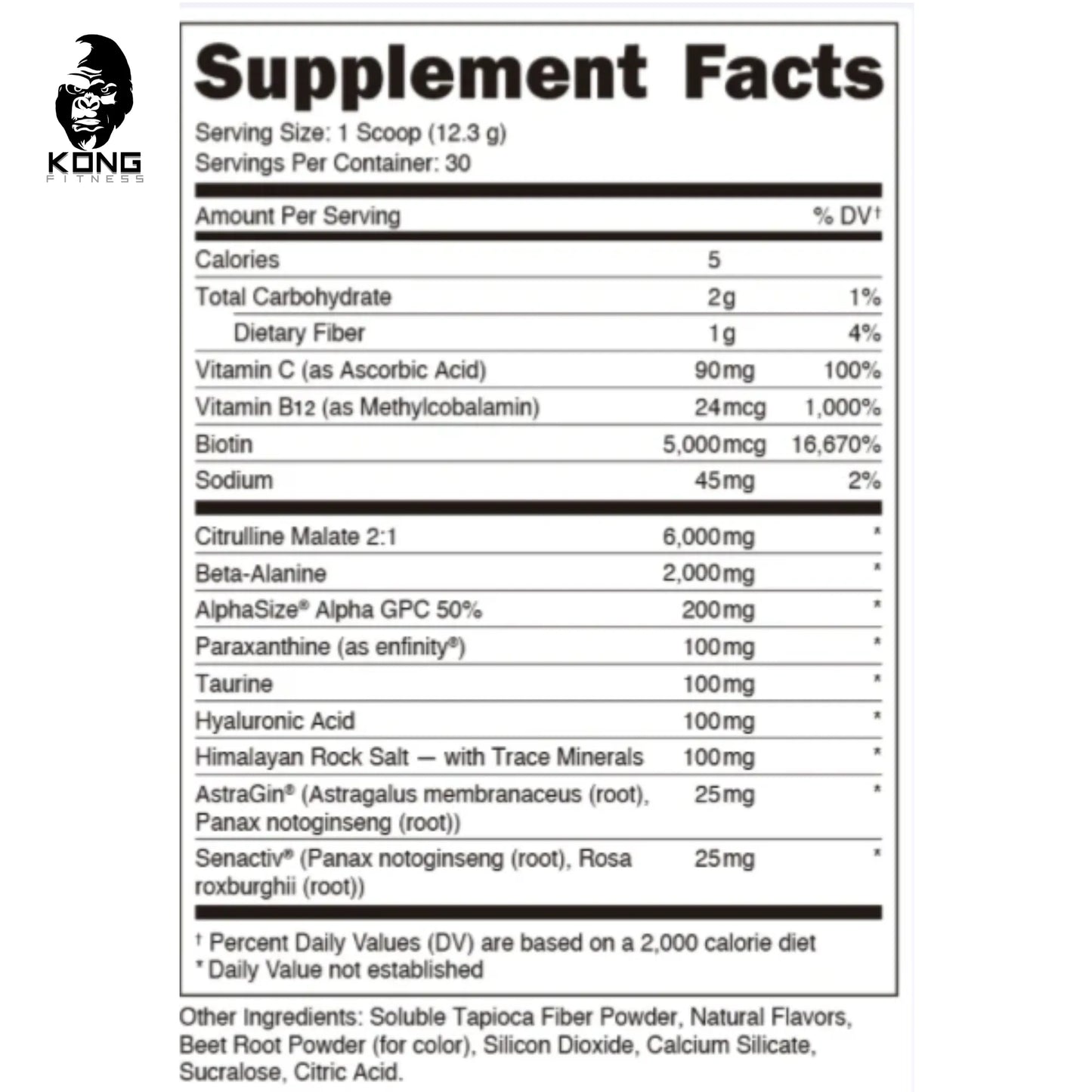 BUCKED UP BABE PRE-WORKOUT 30 SERV