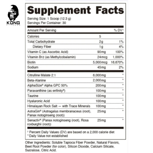 BUCKED UP BABE PRE-WORKOUT 30 SERV