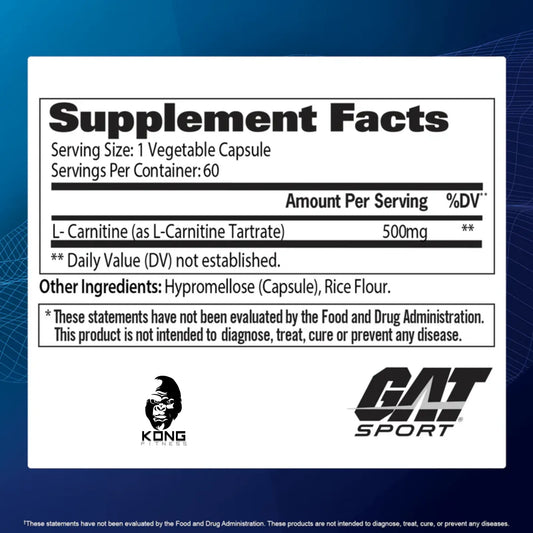 GA L-CARNITINE 500mg 60 CAPS
