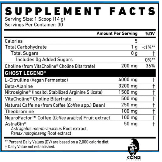 GHOST LEGEND ALL OUT PWO 20 SERV