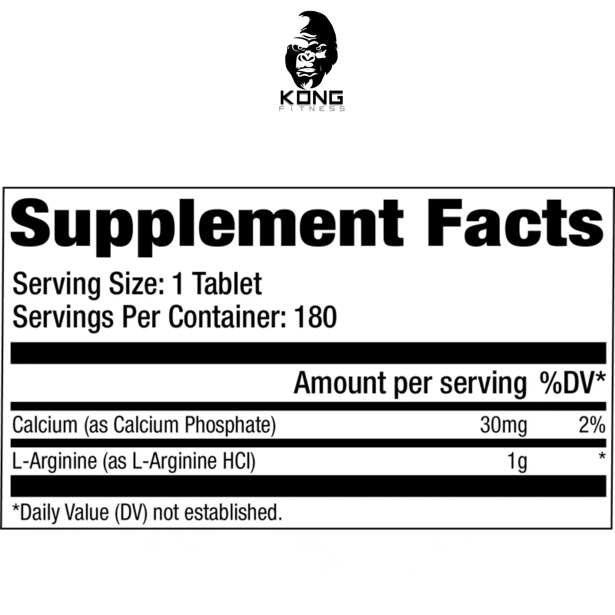 GA L-ARGININE 180 TABS