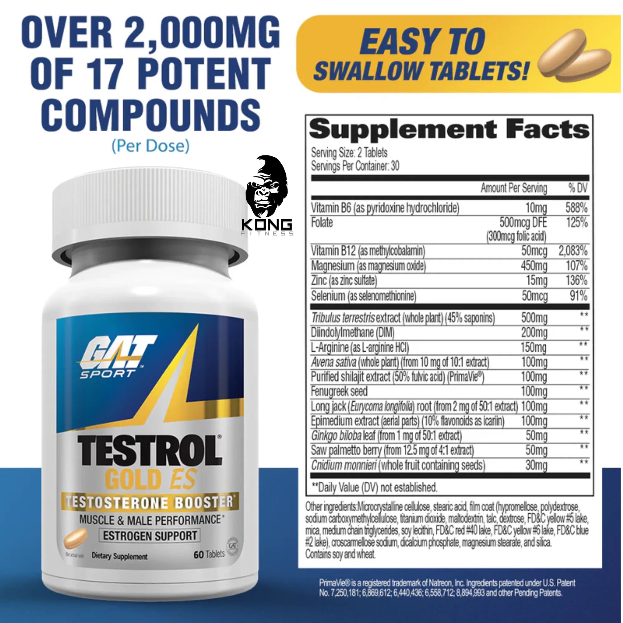 GA TESTROL GOLD 60 TAB